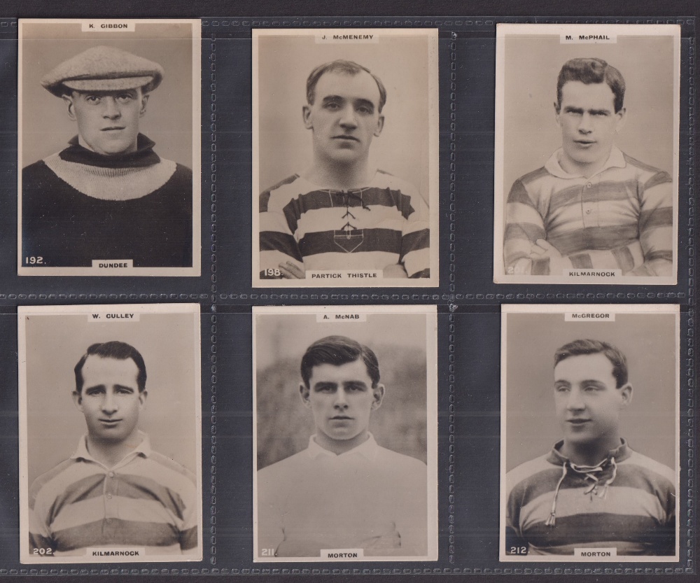 Cigarette cards, Phillips, Footballers (Large size, all Black oval design back) 26 cards, all - Image 3 of 5