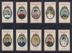 Cigarette cards, Taddy, Famous Jockeys (With Frame) (set, 25 cards) (vg)