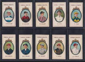 Cigarette cards, Taddy, Famous Jockeys (With Frame) (set, 25 cards) (vg)
