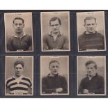 Cigarette cards, Phillips, Footballers (Large size, all Black oval design back) 26 cards, all