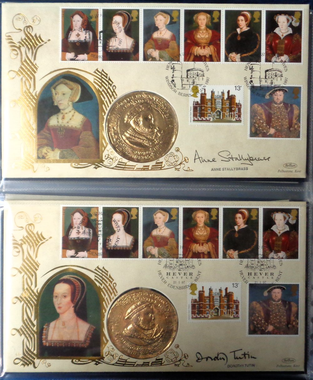 Stamps, Collection of autographed covers by Benham to include Andre Previn, Peggy Ashcroft, Felicity - Image 3 of 3