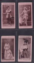 Cigarette cards, Scandinavia, Carrol's Triumph, Actors & Actresses, 4 cards, all Actresses, nos 3,