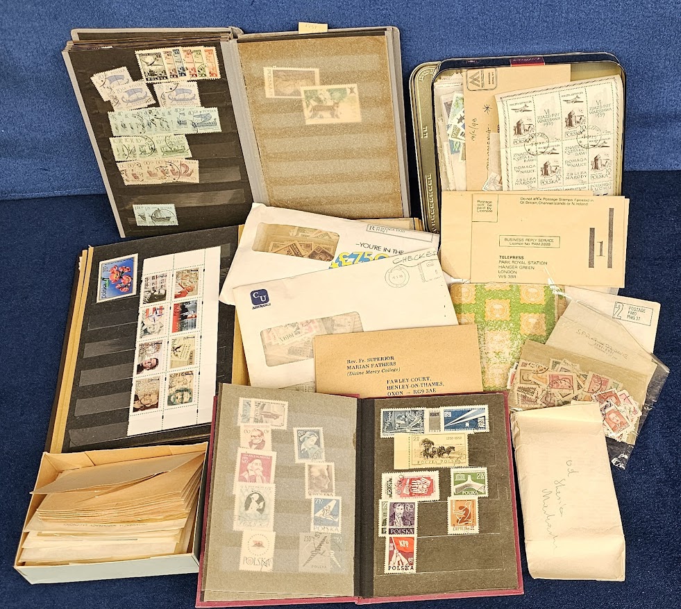 Stamps, Poland large collection housed in 10 albums, boxes and album pages, with duplication. In