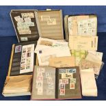 Stamps, Poland large collection housed in 10 albums, boxes and album pages, with duplication. In