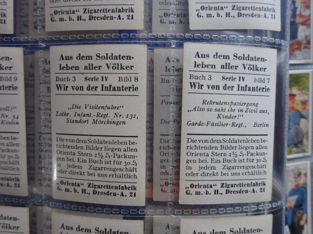 Cigarette cards, Germany, 4 sets, Aurelia Sultan Blumen (flowers, 20 cards mixed back printings), - Image 3 of 4