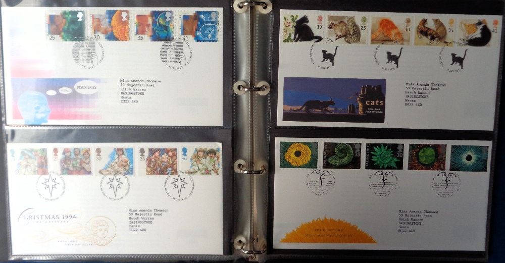 Stamps, GB QEII collection of first day covers housed in 4 albums 1970s-2006, most with neat typed - Image 4 of 4