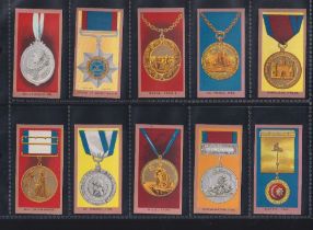 Cigarette cards, Smith's, Medals (Numbered, Imperial Tobacco Company, Multi-backed) (set, 50