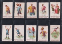 Cigarette cards, Faulkner's, Football Terms 1st Series (set, 12 cards) (gd)