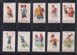 Cigarette cards, Faulkner's, Football Terms 1st Series (set, 12 cards) (gd)