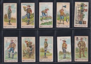 Trade cards, Frys Chocolate, Scout Series, part set 46/50 missing numbers 3, 8, 19 & 46. (4 cards