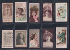 Cigarette cards, Ogden's, types / odds selection, 48 cards, many better cards noted inc. several