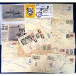 Postal covers, Tonga, Tin Can Mail, a collection of 15 covers, including an illustrated Jubilee