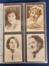 Postcards, Cinema, a collection, in modern album, of approx. 360 mixed age mostly female cinema