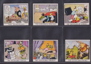 Trade cards, Cadbury's, Cococubs, 'M' size, 20 different cards (gen. gd)