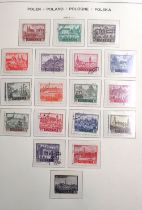 Stamps, Poland mint and used collection housed in 5 albums including a hingeless Lighthouse album, a
