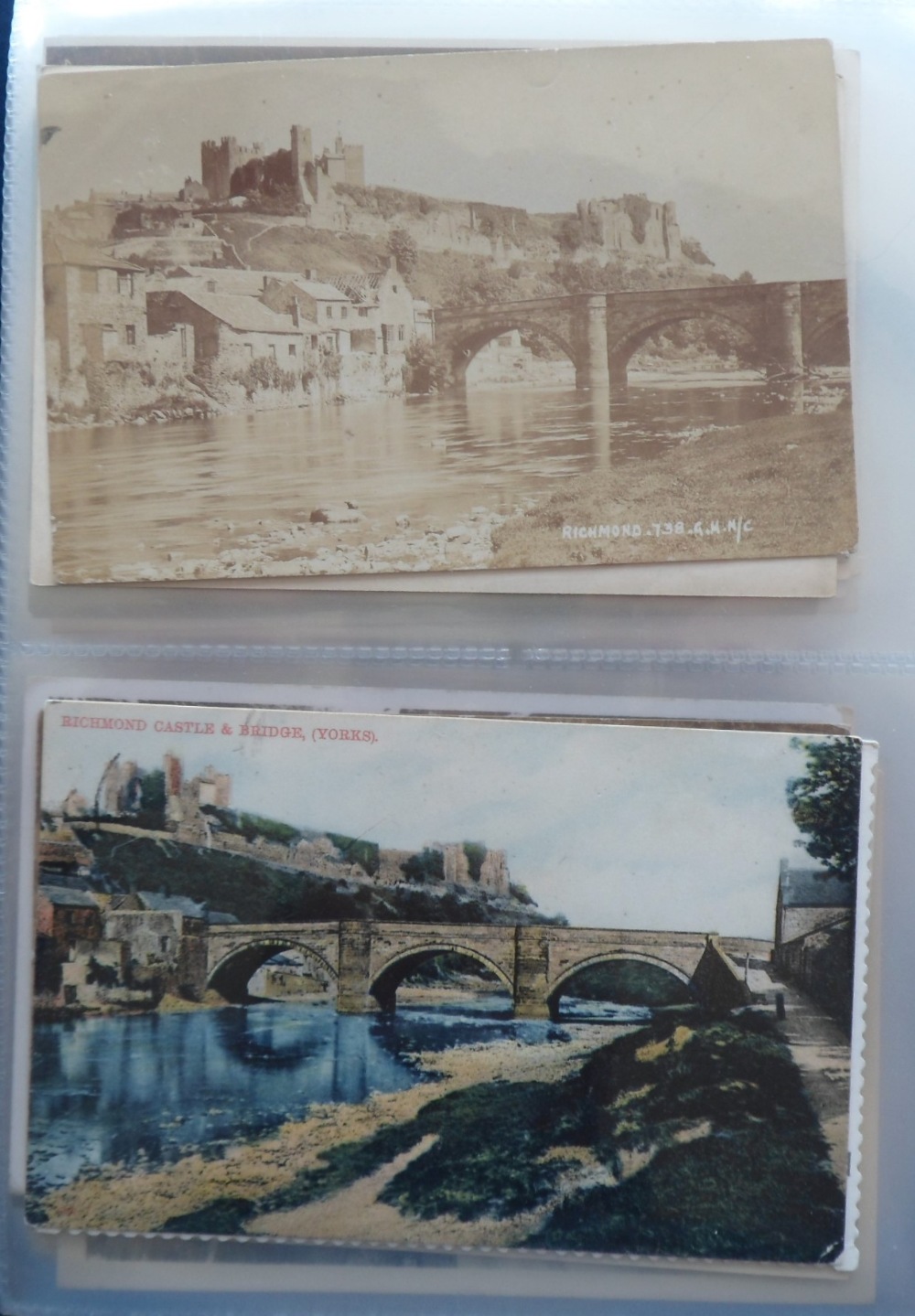 Postcards, Yorkshire, a collection, in modern album, of approx. 213 cards, with many RPs inc. Toll - Image 2 of 5