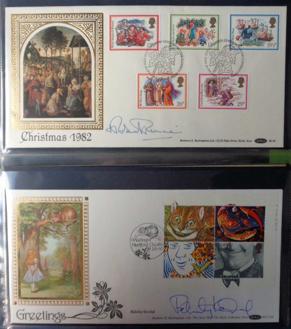 Stamps, Collection of autographed covers by Benham to include Andre Previn, Peggy Ashcroft, Felicity - Image 2 of 3