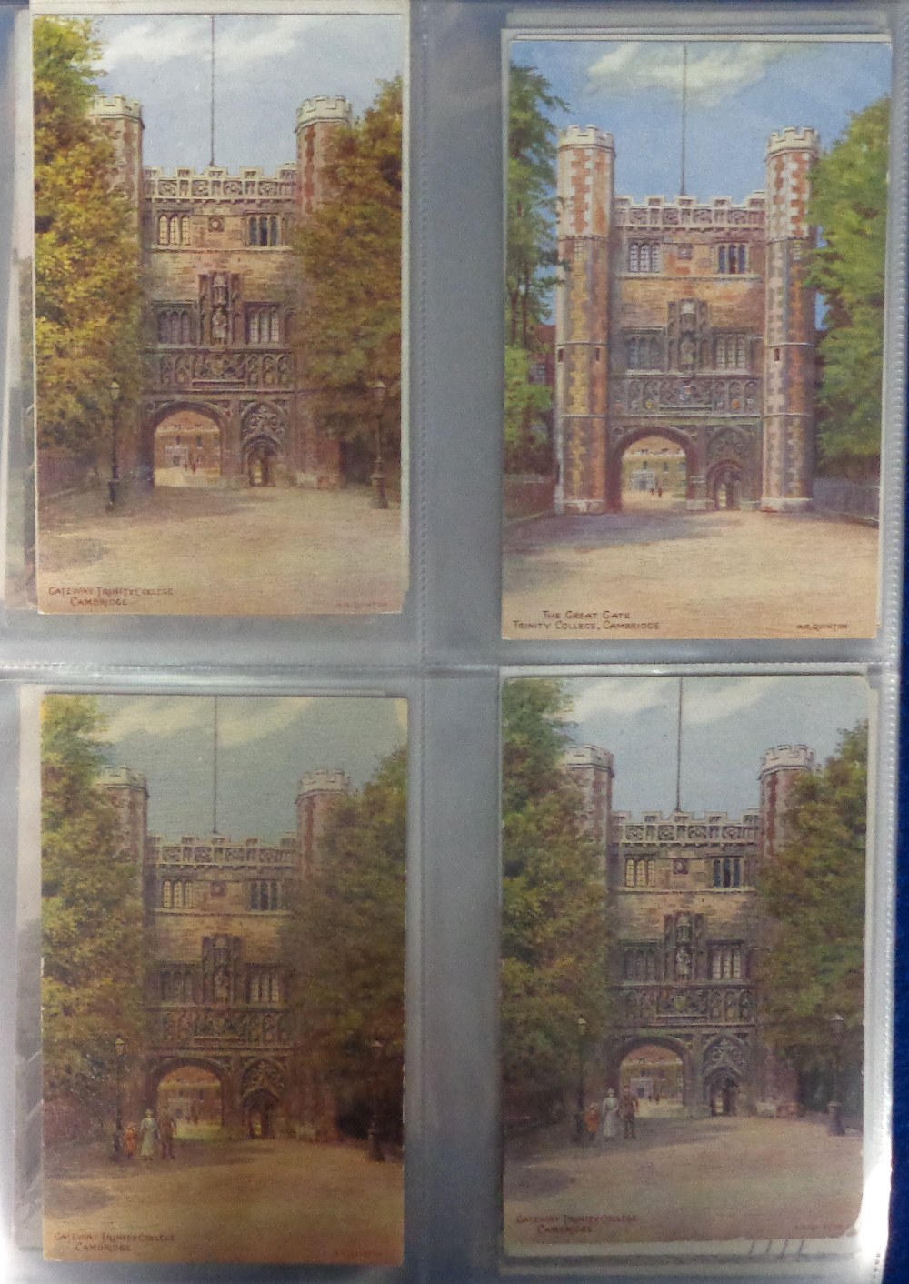 Postcards, an album of approx. 160 A.R. Quinton cards published by J. Salmon to include Berkshire, - Image 3 of 3