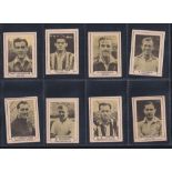 Trade cards, Football W R Wilkinson, Popular Footballers, 11 cards numbers 8 10 12 13 14 17 18 20 22