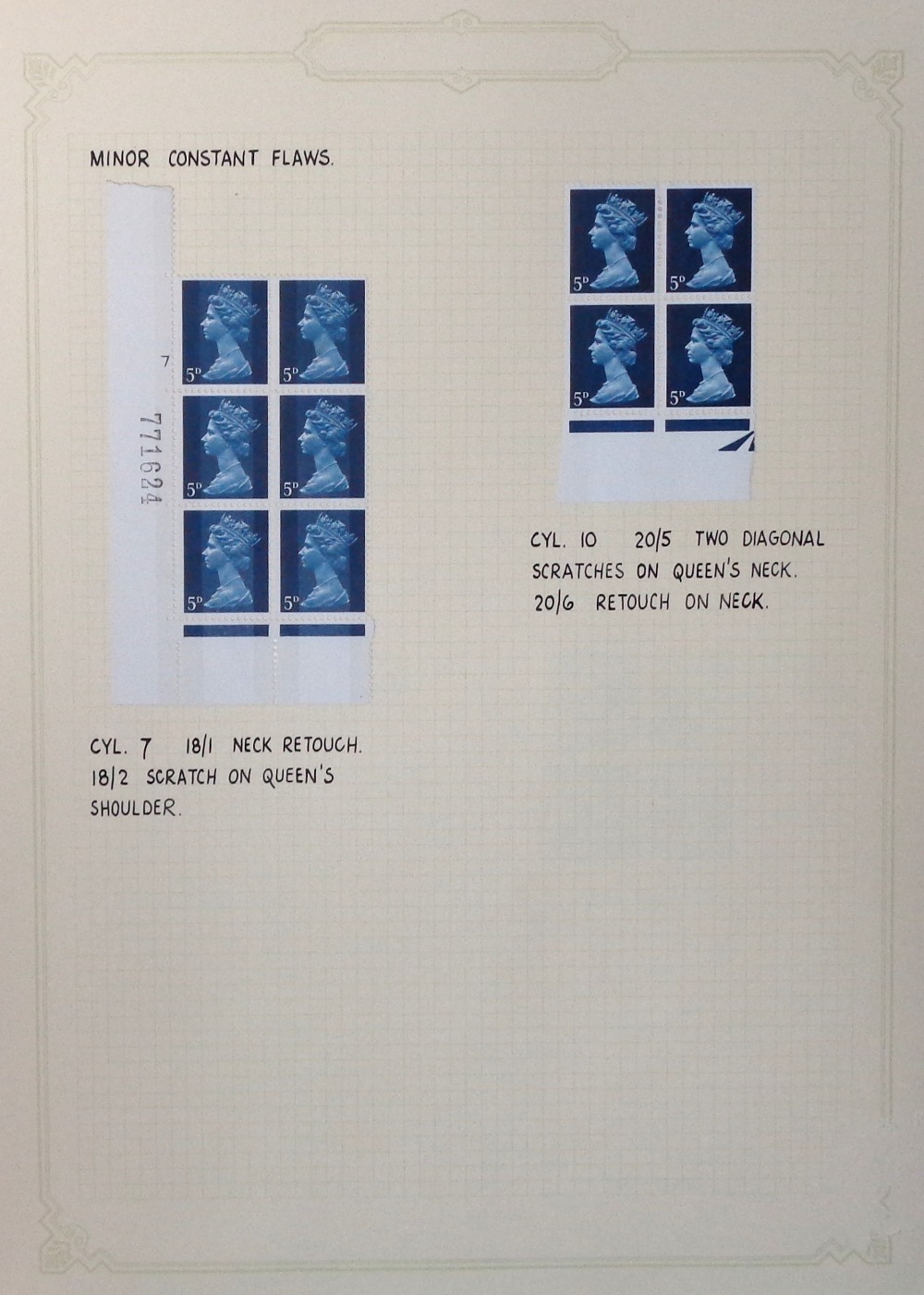 Stamps, GB QEII mint and used collection on album leaves to include Wildings, pre-decimal - Image 3 of 3