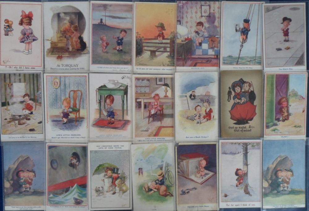 Postcards, Comic, a collection of 95 cards to include Gilson Comic Children (62), Mich (13), Jack - Image 2 of 3