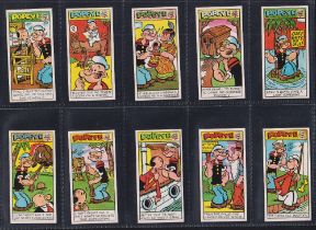 Trade cards, Primrose Confectionery, Popeye 2nd Series (set, 50 cards) (vg)