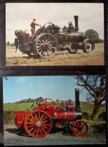 Postcards and Photographs, Farming, 200+ images showing tractors, traction engines, poultry, sowing,