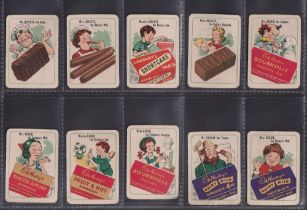 Trade cards, Cadbury's, Cadbury Cub Families, 2 sets, (32 cards in each set) (one with rounded