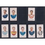 Cigarette cards, Football, F J Smith Football Club Records 1921/22 season, part set 33/50 (gen gd)
