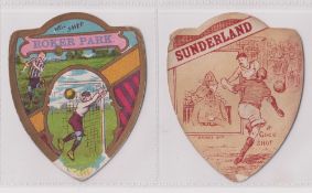 Trade cards, Baines Shields, Football, two cards, Sunderland 'A Good Shot' & 'Well Saved Roker Park'