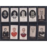 Cigarette cards, Football, mixture of 54 cards including Taddy Prominent Footballers (4), Cope Clips