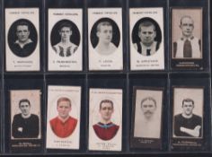 Cigarette cards, Football, mixture of 54 cards including Taddy Prominent Footballers (4), Cope Clips