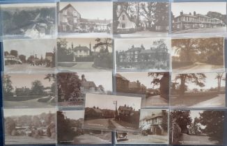 Postcards, Kent, an RP selection of 17 cards of Hawkhurst, inc. Royal Oak Hotel, Highgate,