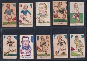 Trade cards, Football, A J Donaldson, Sports Favourites, 39 cards all Football subjects includes 1