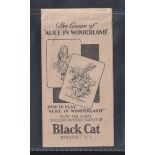 Cigarette cards, Carreras Alice in Wonderland, 2 sets Small & Large sized, sold with Instruction