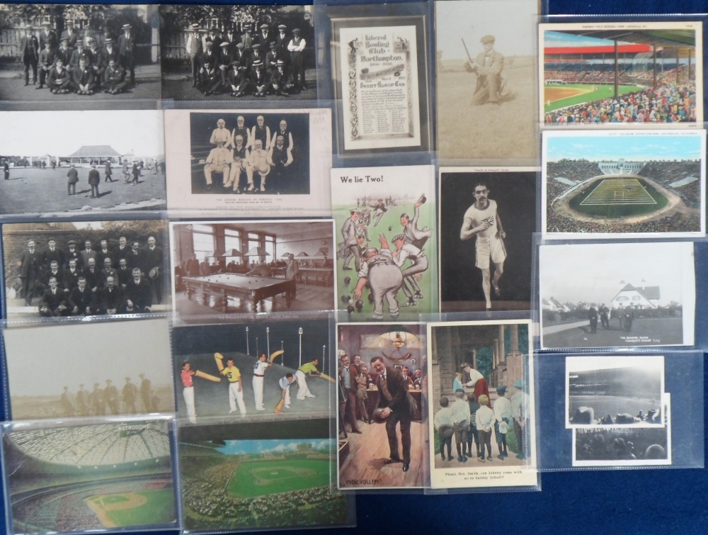 Postcards, Sport, a sporting mix of approx. 43 cards and 2 photographs of various sports, inc. - Image 2 of 2