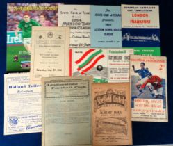 Football programmes, a selection of items 1920's onwards inc. Sheffield Utd v Aston Villa 1923/