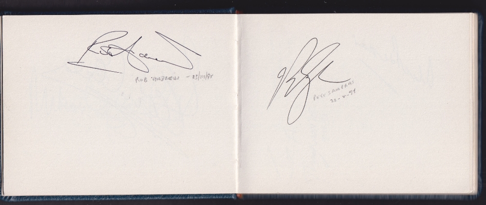 Sporting autographs, an autograph album containing 100+ original autographs with stars from - Image 2 of 7