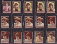 Cigarette cards, Ogden's, Miniature Playing Cards, Group III (Actresses, figure '46' in blue on