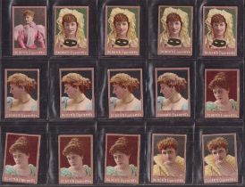 Cigarette cards, Ogden's, Miniature Playing Cards, Group III (Actresses, figure '46' in blue on