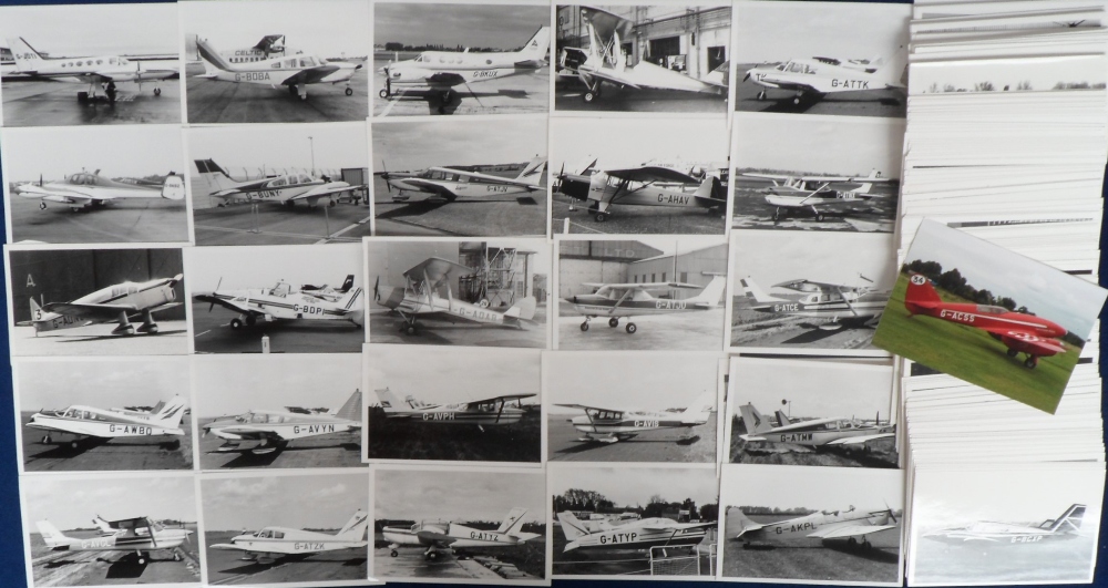 Transportation, Photographs, approx. 250 original b/w postcard sized images of single and twin- - Bild 2 aus 2