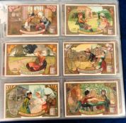 Trade cards, Liebig, a collection of 50 sets S851-S900, mixed language editions German, Belgian &