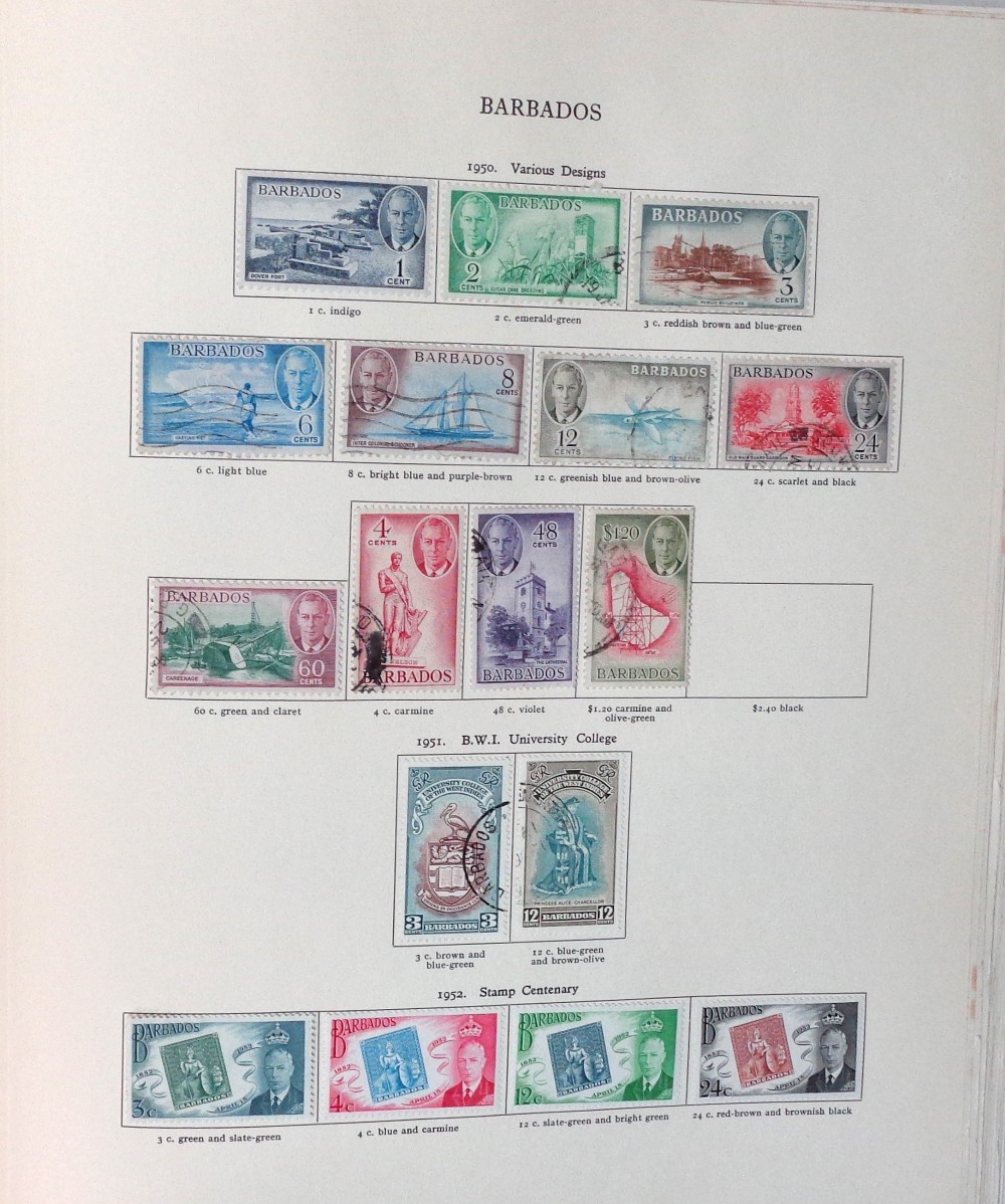 Stamps, KGVI mint and used collection housed in a Stanley Gibbons New Age album with printed pages - Image 2 of 6