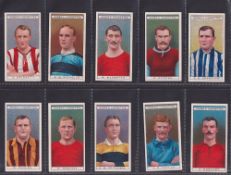 Cigarette cards, Ogden's, Famous Footballers (set, 50 cards) includes Meredith, Manchester United (