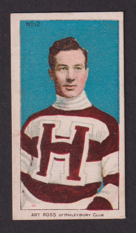 Cigarette card, Canada, ITC (Canada), Hockey Series, C56, 1910, type card, Art Ross (Hall of