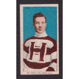 Cigarette card, Canada, ITC (Canada), Hockey Series, C56, 1910, type card, Art Ross (Hall of