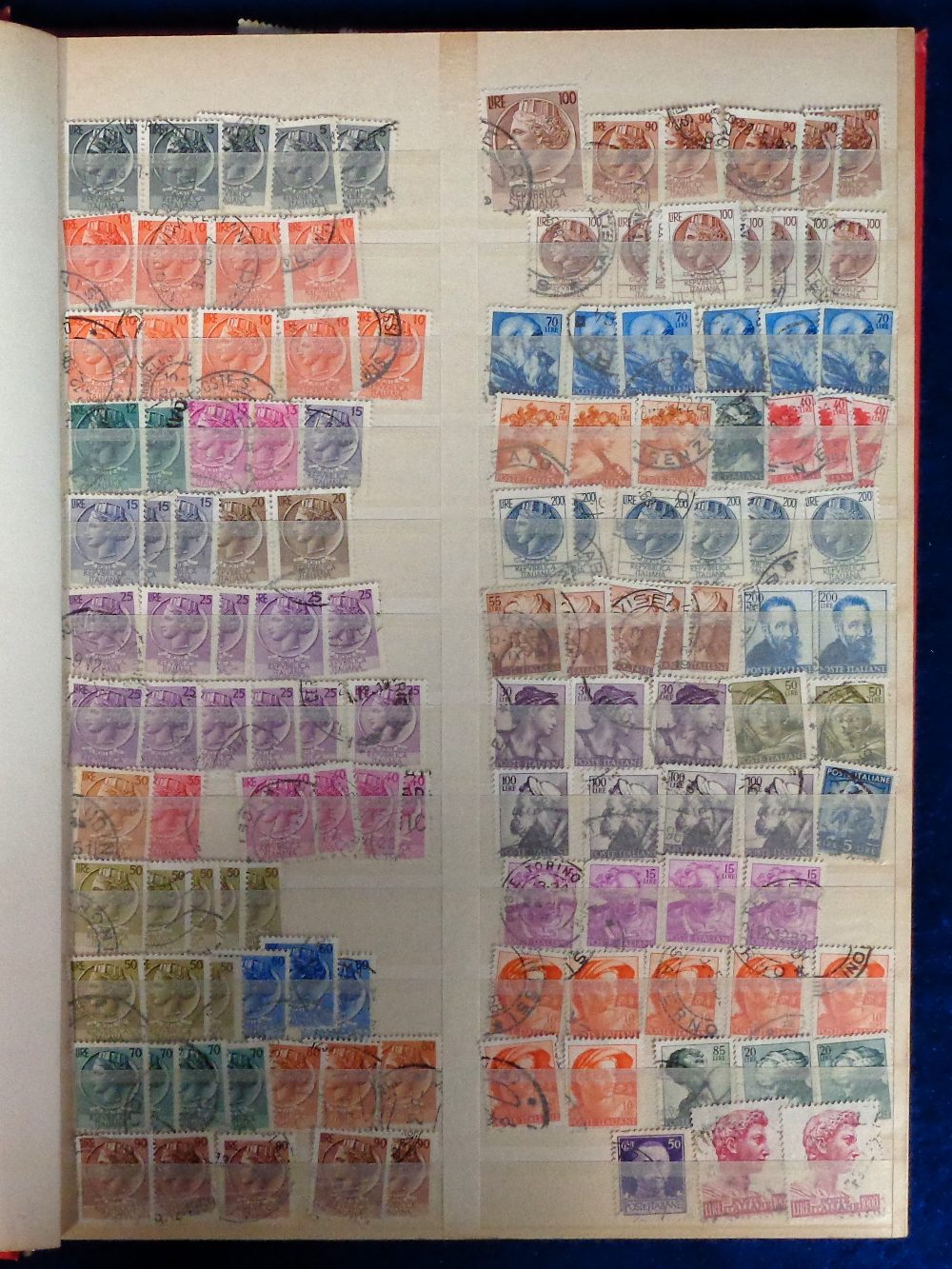 Stamps, All world collection, mainly used with duplication, housed in 12 albums/stockbooks, to