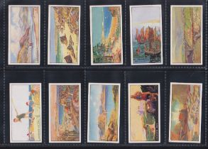 Cigarette cards, Smith's, Holiday Resorts (set, 25 cards) (vg)