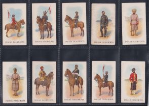 Cigarette cards, Anon (BAT), Indian Regiments Series (49/50, missing no 50) (1 creased & marked (