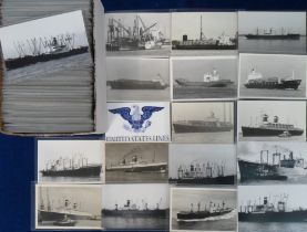 Transportation, Shipping, United States of America, approx. 430 postcard sized photos all